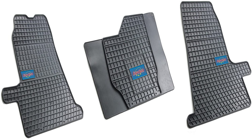 Car Mats - Ford Transit Connect 2013 - Current - No Smell - Custom Cut 3pc set MADE IN EUROPE