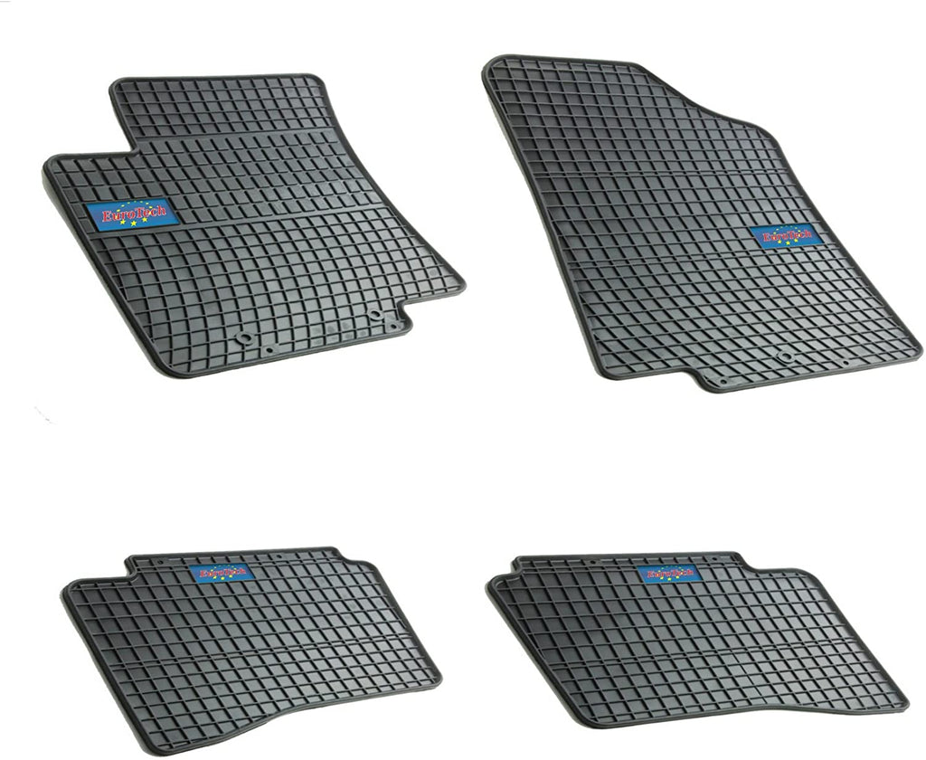 Car Mats For Kia Rio III 2011-2017 - No Smell - Custom Cut 4pc set MADE IN EUROPE