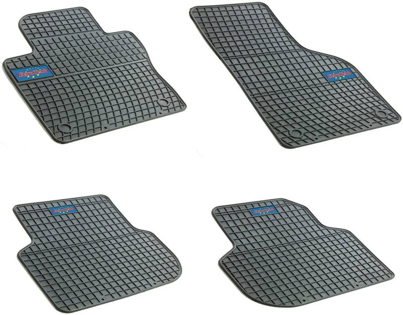 Car Mats For Volkswagen Jetta VI 2011 - Current - No Smell - Custom Cut 4pc set MADE IN EUROPE
